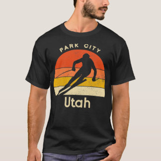 Vintage Ski Park City Utah Mountain T-Shirt