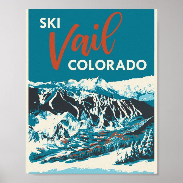 Vintage Ski Poster (Front)