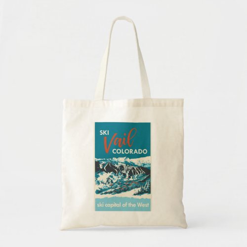 Vintage Ski Poster Tote Bag