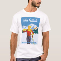 Vintage Ski Utah Poster