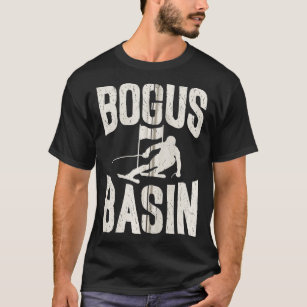 Vintage Skiing  Bogus Basin Idaho Snow Enthusiasts T-Shirt