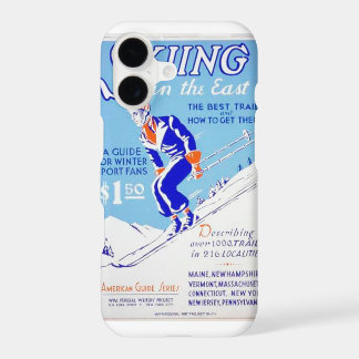 Vintage Skiing in the East WPA Poster iPhone 17 Case