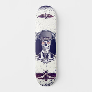 Vintage Skull Art Memento Mori skateboard Deck