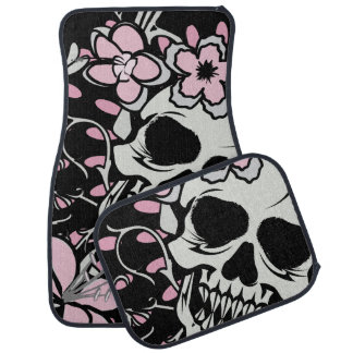 Vintage Skull Car Mat