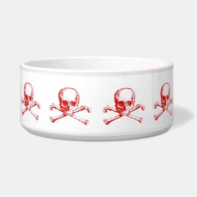 Vintage Skull & Crossbones Bowl (Front)