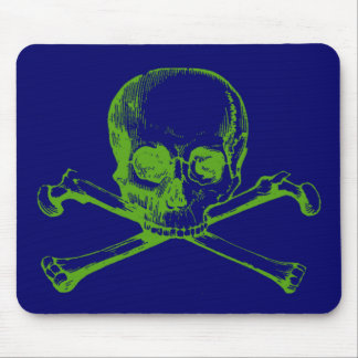 Vintage Skull & Crossbones Mouse Pad