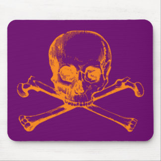 Vintage Skull & Crossbones Mouse Pad