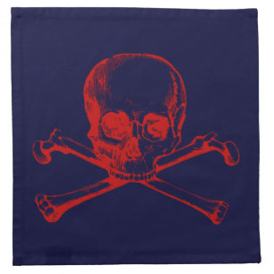 Vintage Skull & Crossbones Napkin