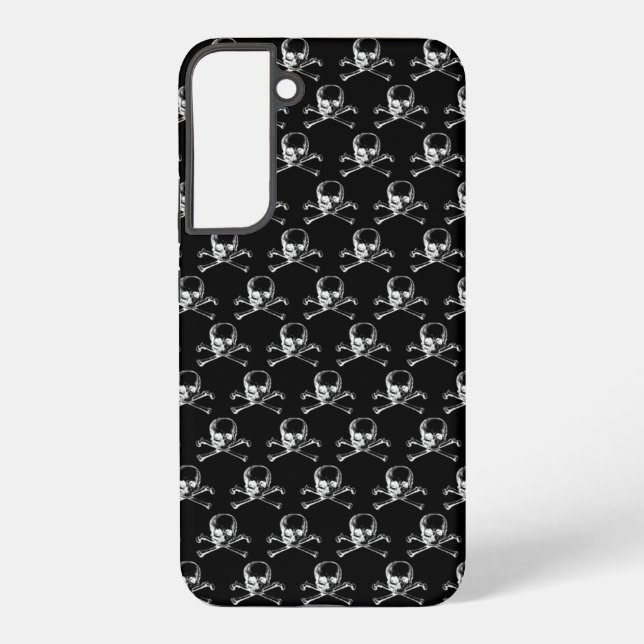 Vintage Skull & Crossbones Samsung Galaxy Case (Back)