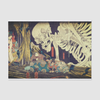 Vintage Skull Decoupage Tissue Paper