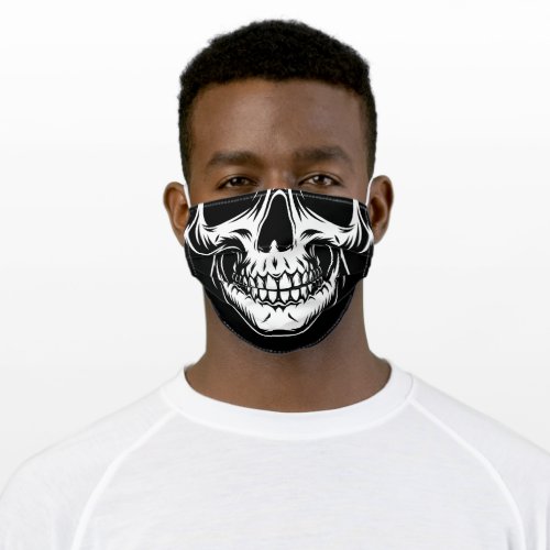 Vintage Skull Halloween Adult Cloth Face Mask