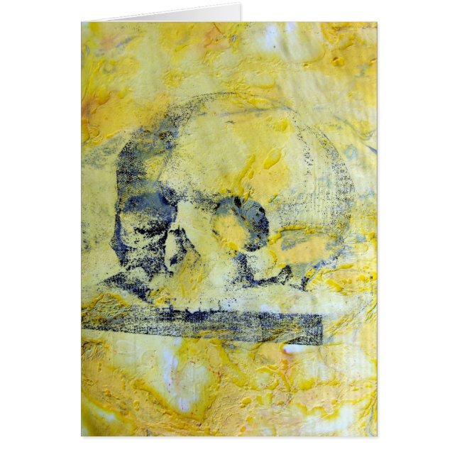 Vintage Skull Halloween Cards (Front)