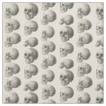 Vintage Skull Illustrations Fabric