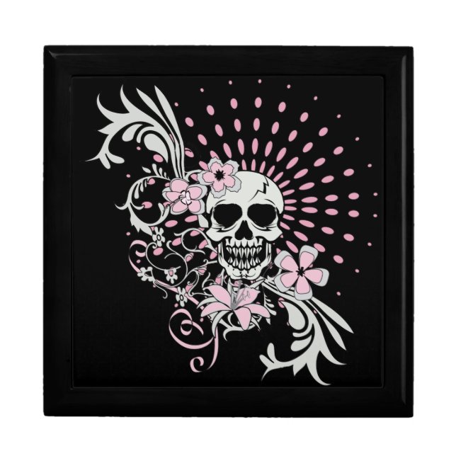 Vintage Skull Jewelry Box (Front)