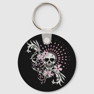 Vintage Skull Keychain