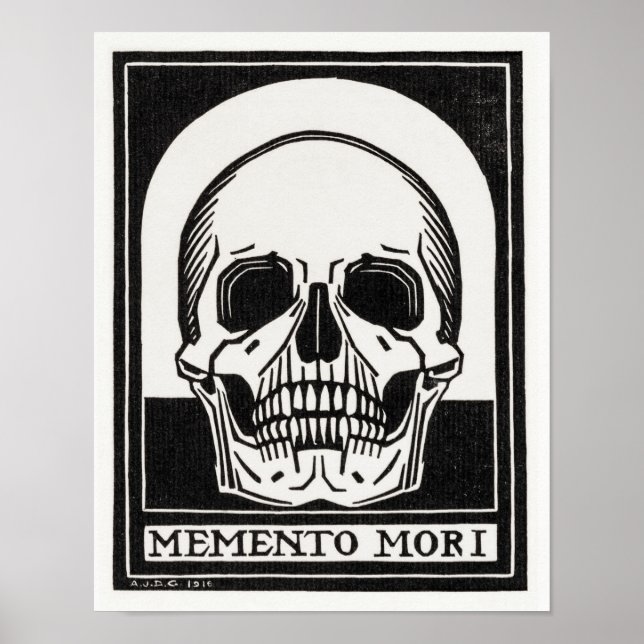 Vintage Skull Poster (Front)