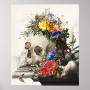 Vintage Skull Poster