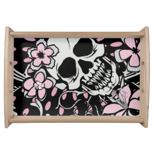 Vintage Skull Serving Tray