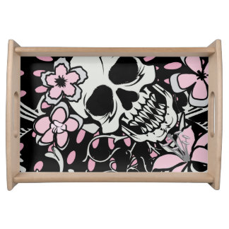 Vintage Skull Serving Tray