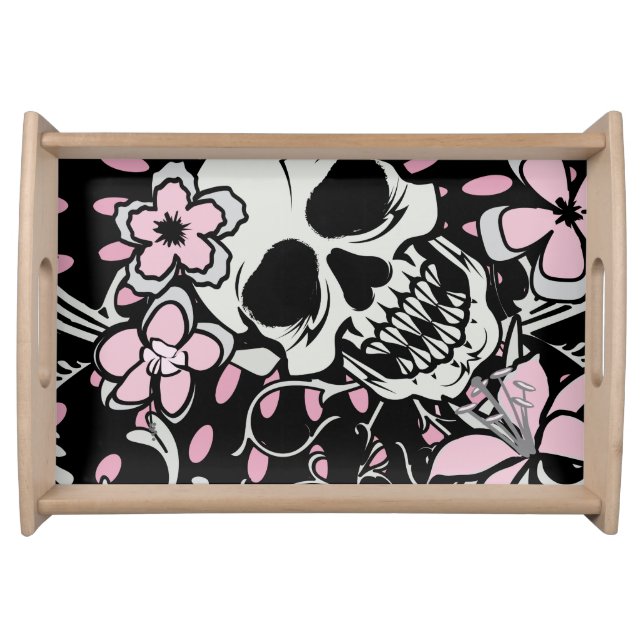 Vintage Skull Serving Tray (Front)