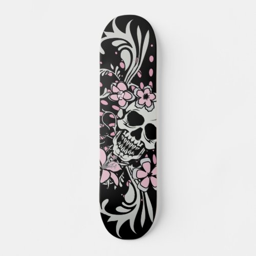 Vintage Skull Skateboard Deck