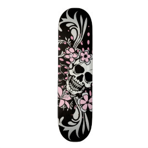 Vintage Skull Skateboard Deck