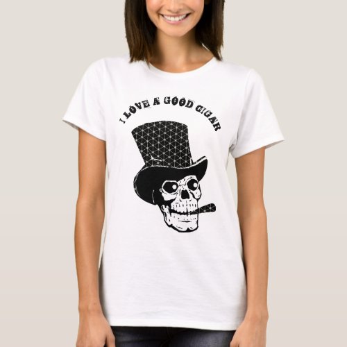 Vintage Skull Skeleton Scary Fun Personalize T_Shirt