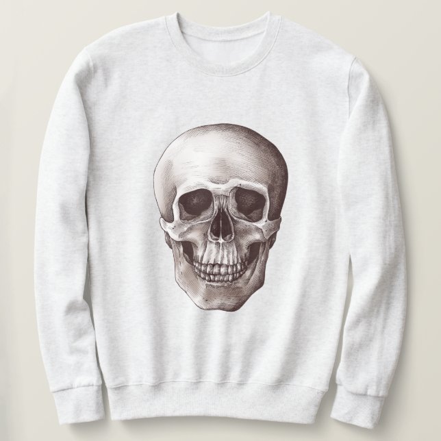 Vintage Skull Sweatshirt (Design Front)