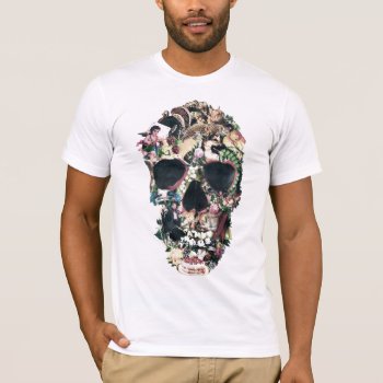 Vintage Skull T-shirt by ikiiki at Zazzle