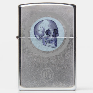 Vintage Skull Zippo Lighter
