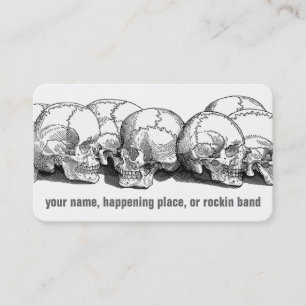Vintage Skulls Business Card