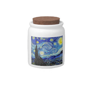 Vintage Sky Night Starry Night Candy Jar