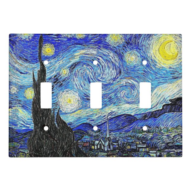 Vintage Sky Night Starry Night Light Switch Cover (Front)