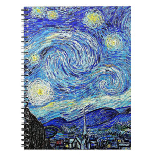 Vintage Sky Night Starry Night Notebook
