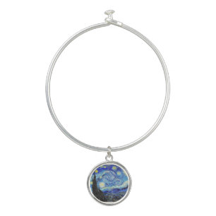 Vintage Sky Night Starry Night Wham-O Frisbee Bangle Bracelet