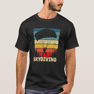 Vintage Skydiving Skydiver Parachute For Men Wome T-Shirt