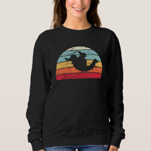 Vintage Skydiving Sunset Men Women Distressed Sunr Sweatshirt