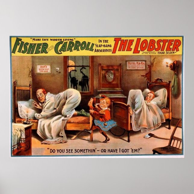 Vintage Slapstick Threatre Print (Front)