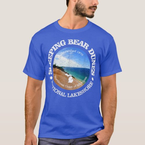 Vintage Sleeping Bear Dunes NL rd  T_Shirt