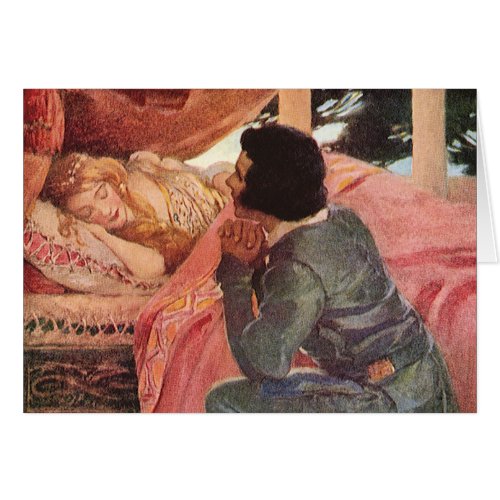 Vintage Sleeping Beauty by Jessie Willcox Smith