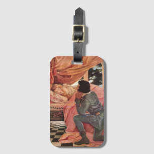 Vintage Sleeping Beauty by Jessie Willcox Smith Luggage Tag