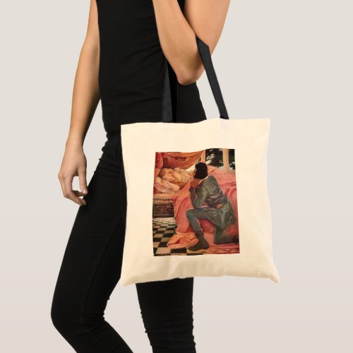 Vintage Sleeping Beauty by Jessie Willcox Smith Tote Bag