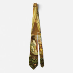 Vintage Sleeping Beauty, Victorian Fairy Tales Neck Tie