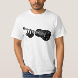 Vintage sloth guitar tee<br><div class="desc">New vintage styled unique guitar tee, featuring a sloth climbing up a black guitar</div>