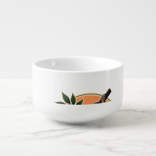 Vintage Sloth Vector Retro Wildlife Badge 2 Soup Mug