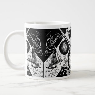 Vintage Small Worlds VI - Kandinsky Abstract Art Giant Coffee Mug
