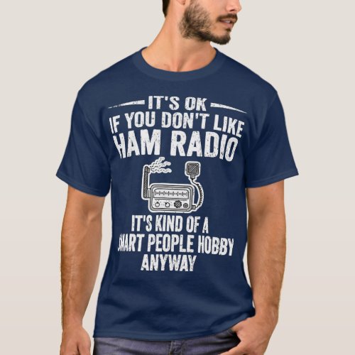 Vintage Smart People Hobby Ham Radio Operators Ama T_Shirt