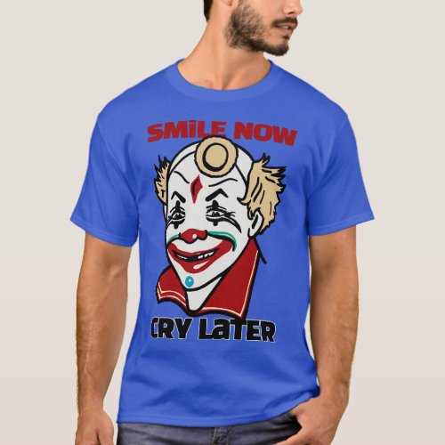 Vintage Smilling Clown T_Shirt