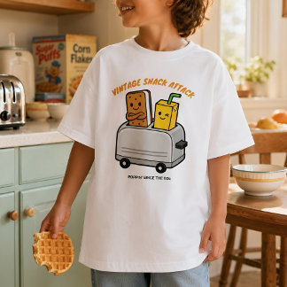 Vintage Snack Attack kid's T-shirt