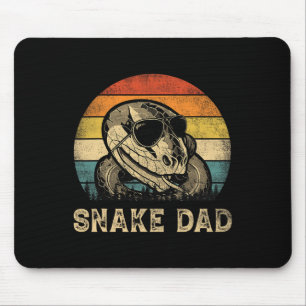 Vintage Snake Dad Snake Lovers Daddy Father&#; s D Mouse Pad